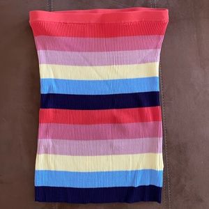 victoria and sophia striped tube skirt